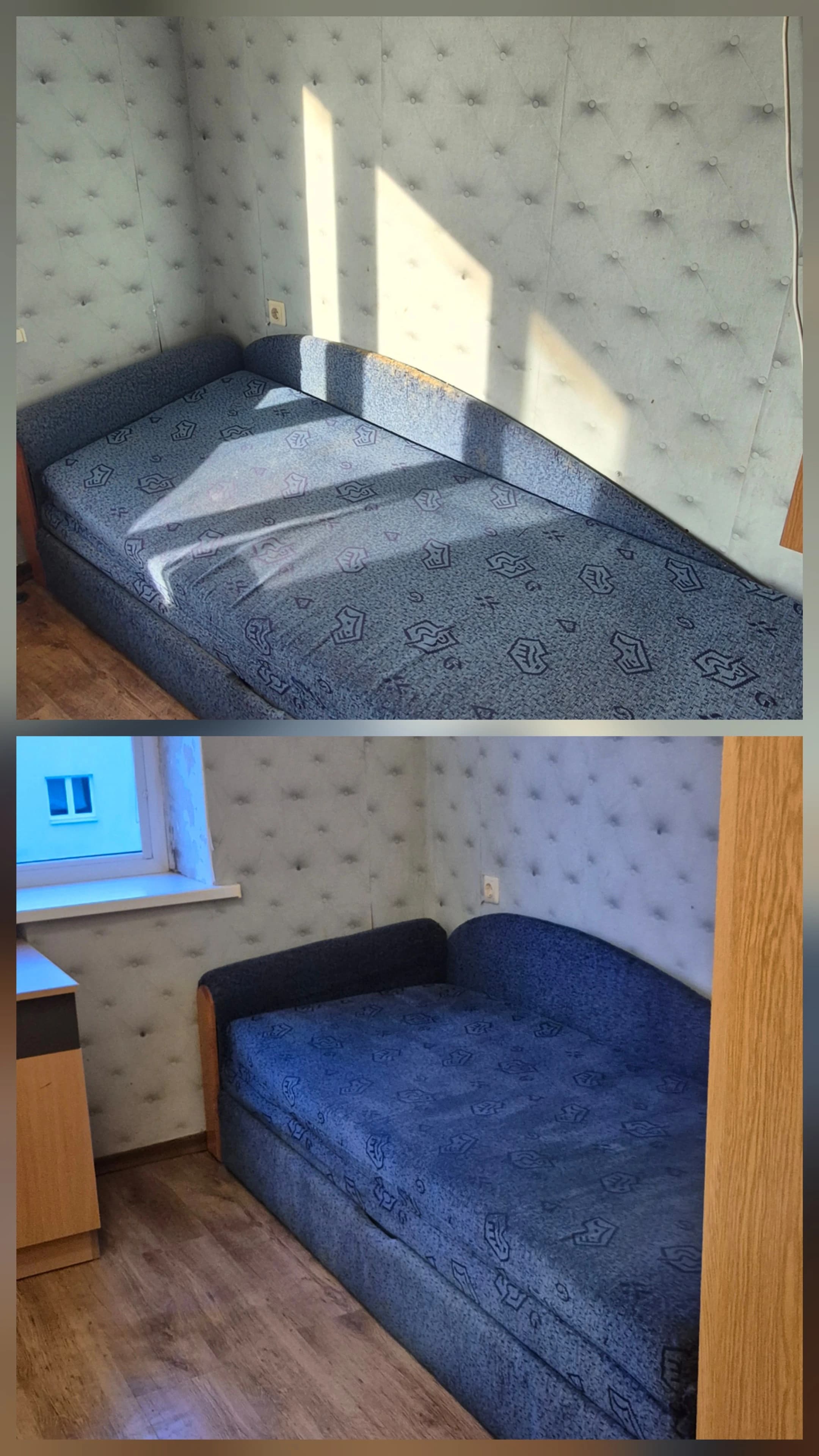 Buto kraustymosi valymas su baldais
